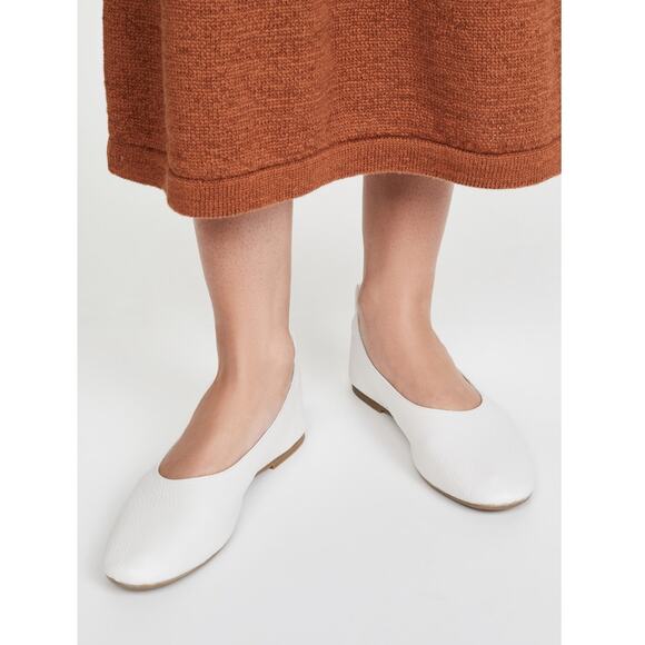 New Senso Daphne Ballet Flats in White Leather Women's Size EU 39 - Picture 1 of 9